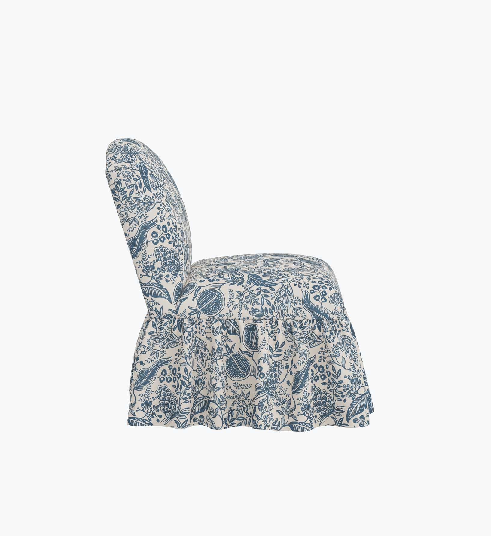 Edie Slipper Chair - Pomegranate